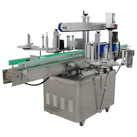 Tovarniška dobava polavtomatski stroj za nanašanje površinskih nalepk za ravne kvadratne steklenice 