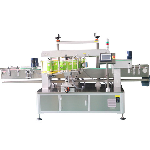 Avtomatski horizontalni stroj za etiketiranje okroglih steklenic / stroj za komercialne etikete / avtomatski stroj za lepljenje 