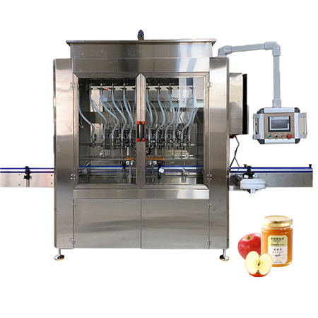 Avtomatski stroj za linearno polnjenje z visoko viskoznostjo medene paste / omake 