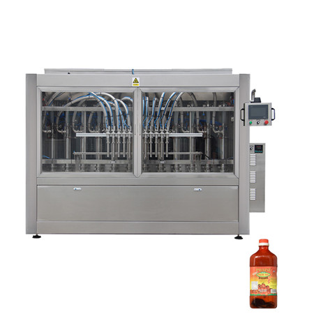 Avtomatska linija za proizvodnjo sokov Čista voda / Cbd jedilno olje / omaka / med / mleko / paradižnikova pasta Stroj za etiketiranje in polnjenje 