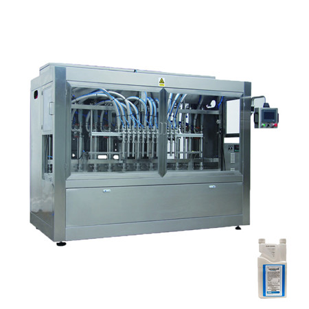 Monoblok Linearni 5-litrski stroj za polnjenje čiste vode / 5-litrska proizvodna linija za pokrivanje mineralne vode / pralnica 